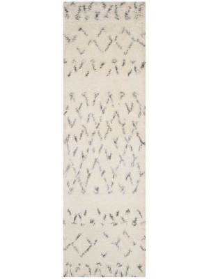 Casablanca Native Ivory/gray Runner Rug