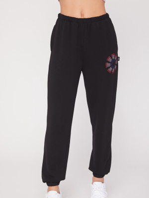 Karma Graphic Viscose Blend Sweatpant