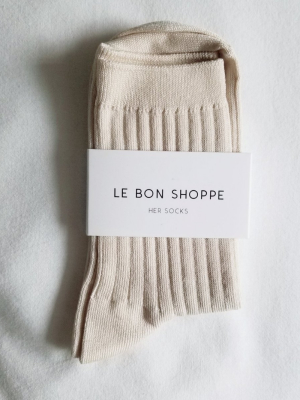 Her Socks By Le Bon - Porcelain