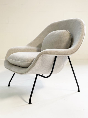 Womb Chair In Loro Piana Alpaca Wool