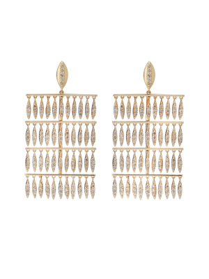 Grass Raining Drops Earrings Y-lchd