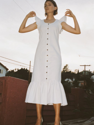 No.6 Aiden Dress In White