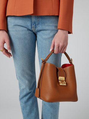 Murphy Small Textured-leather Bucket Bag