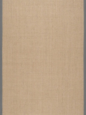 Machine Woven Orsay Sisal Rug In Light Grey