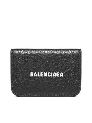 Balenciaga Logo Print Wallet