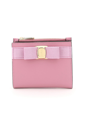 Salvatore Ferragamo Vara Bow Compact Wallet