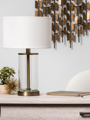 Fillable Accent With Usb Table Lamp Brass - Project 62™