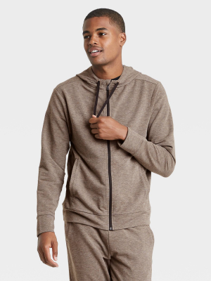 Men's Soft Gym Hoodie - All In Motion™ Light Brown