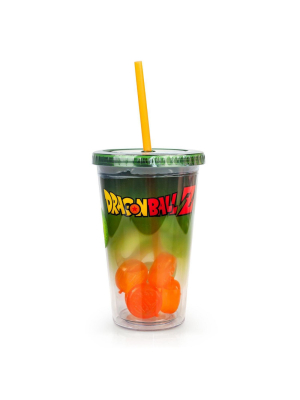 Just Funky Dragon Ball Z Shenron Carnival Cup With Molded Ice Cubes And Straw | 18 Oz