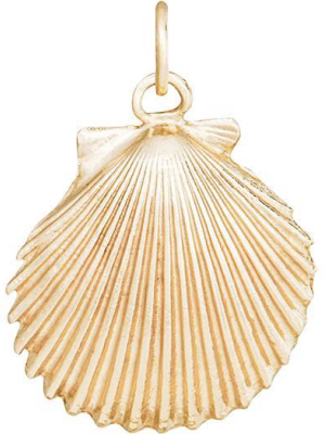 Large Scallop Shell Charm