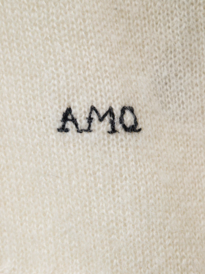 Alexander Mcqueen Logo Intarsia Knit Sweater