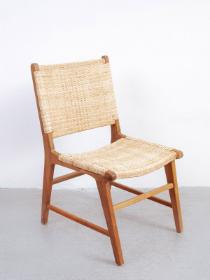 Basham Cane Teak Dining Chair