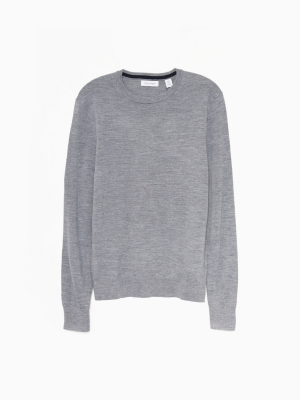 Merino Blend Crewneck Sweater