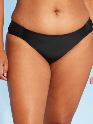 Juniors' Tab Hipster Bikini Bottom - Xhilaration™ Black