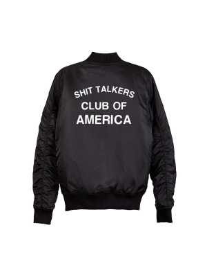 Shit Talkers Club Of America Bomber [unisex]