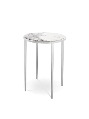 Eichholtz Fredo Side Table - Silver & Gray