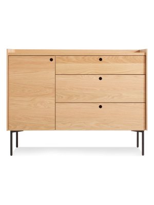 Peek 1 Door 3 Drawer Credenza