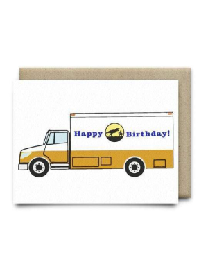 Happy Birthday Ice Cream Truck Card | Anvil Cards