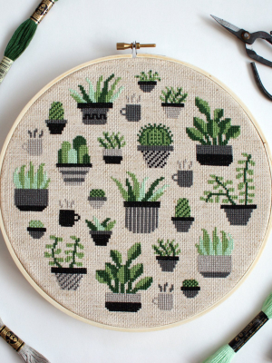 Botany Cross Stitch Kit