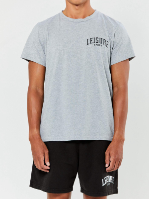 Heather Grey Leisure Sport Tee