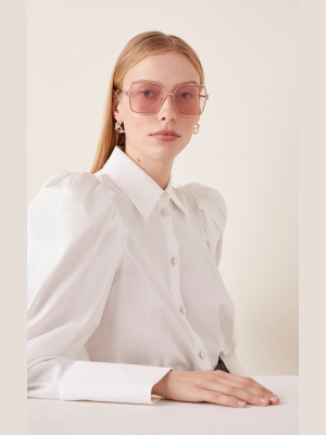 Oversize Square Sunglasses