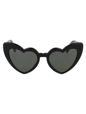 Saint Laurent Eyewear Heart Shaped Sunglasses