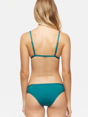 Jayden Hipster Bikini Bottom - Storm Green