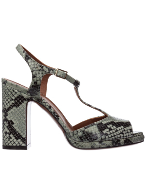 L'autre Chose Animal Print Sandals