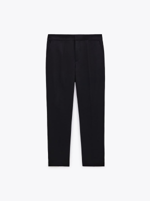 Suit Pants With Slits