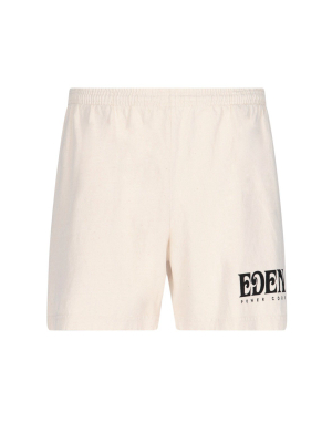 Eden Power Corp Logo Print Track Shorts