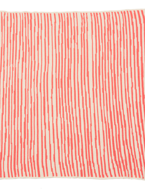 Coral Stripes Children's Blanket