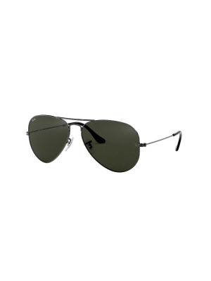 Ray-ban Rb3025 W0879 Unisex Pilot Lifestyle Sunglasses Gunmetal