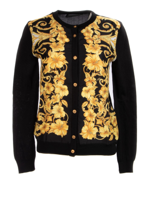 Versace Barocco Print Cardigan