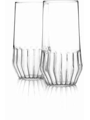 Mixed Large Glass - Set Of 2