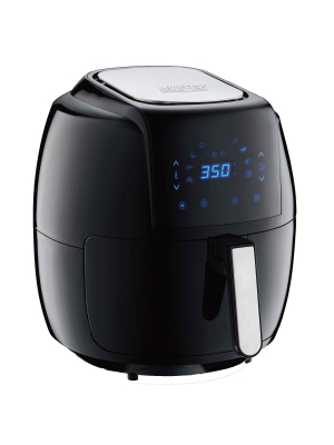 Gowise Gw22931 7-quart 8-in-1 Countertop Digital Air Fryer With 50 Recipe Book, Black