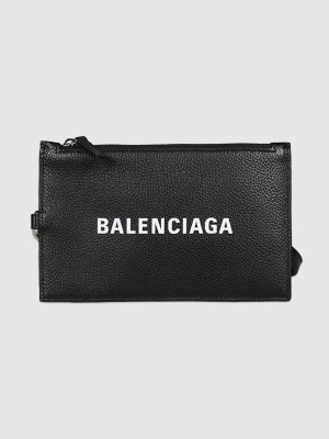 Balenciaga: Zip Holder [black]