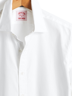 Made In The Usa Hamilton + Todd Snyder Dress Shirt In White