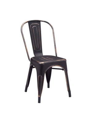 Elio Dining Chair, Antique Black (set Of 2)