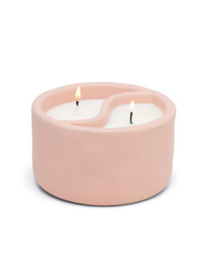 Pink Yin-yang Ceramic Candle