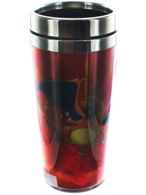 Just Funky Pokemon Charizard 16oz Travel Mug