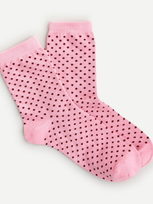 Bootie Socks In Polka Dot