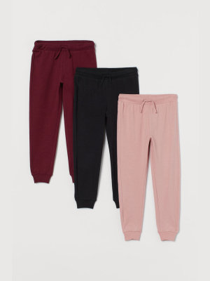 3-pack Jersey Joggers