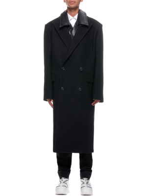 Layered Wool Trench Coat (jc0x30h315-black)