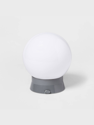 Globe Led Nightlight White/silver (includes Energy Efficient Light Bulb) - Pillowfort™