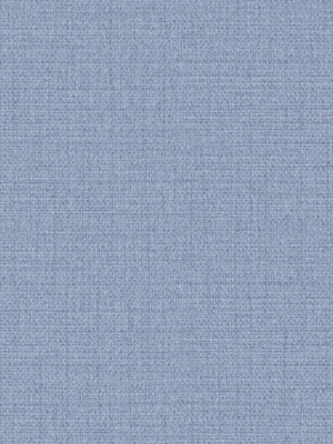 Woven Raffia Wallpaper In Periwinkle From The Texture Gallery Collection By Seabrook Wallcoverings