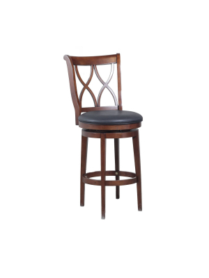 Madison Counter Height Barstool Rustic Oak - Powell Company