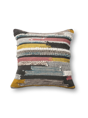 Multi Colored Multi Texture Pillow