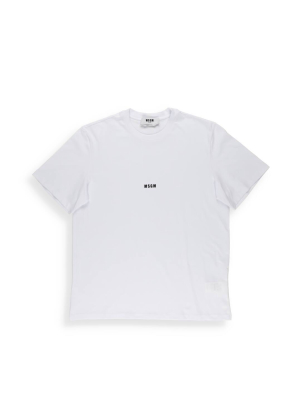 Msgm Micro Logo Printed T-shirt