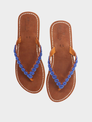 Evy Soft Sole Leather Sandals | Blueshine