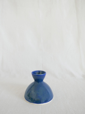 Mervyn Gers Egg Cup In Blue Glaze